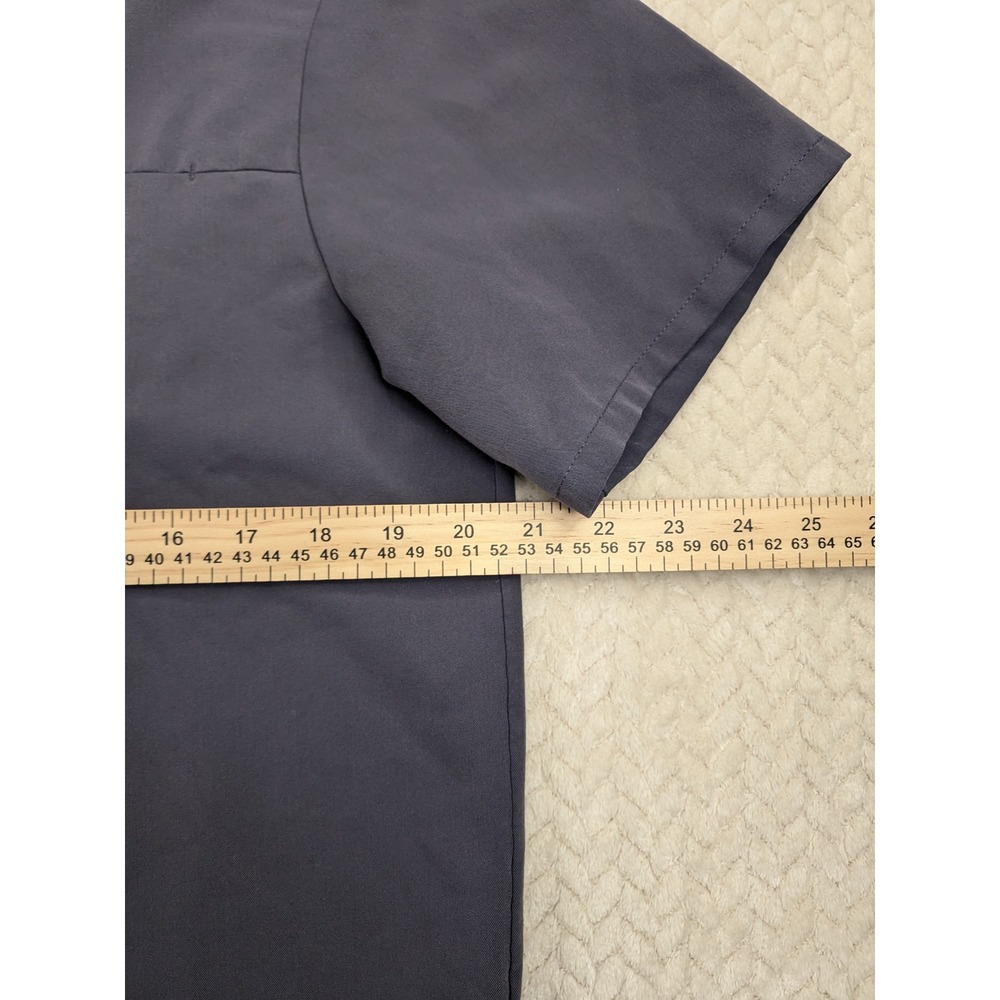 FIGS Technical Collection Polo Shirt Mens Small Gray‎ Short Sleeve - Picture 6 of 9